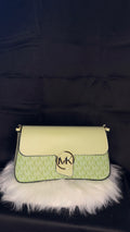 Michael Kors Greenwich Shoulder Bag - Green