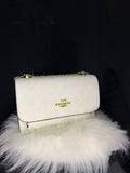 The Signature Klare Crossbody - White