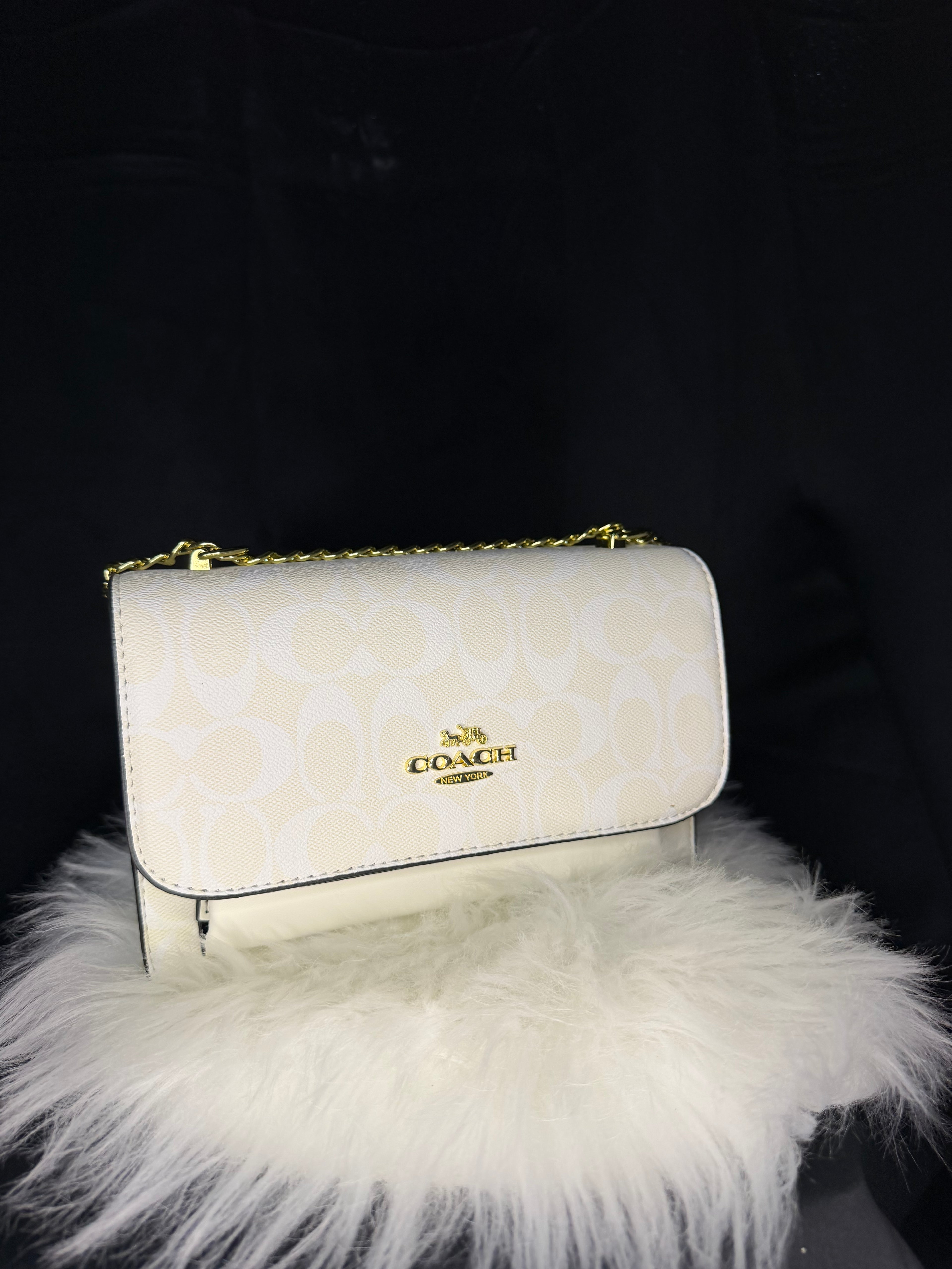 The Signature Klare Crossbody - White