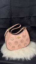 Coach Floral Shoulder Bag – Blush Pink