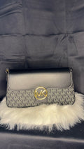 Michael Kors Greenwich Shoulder Bag - Black