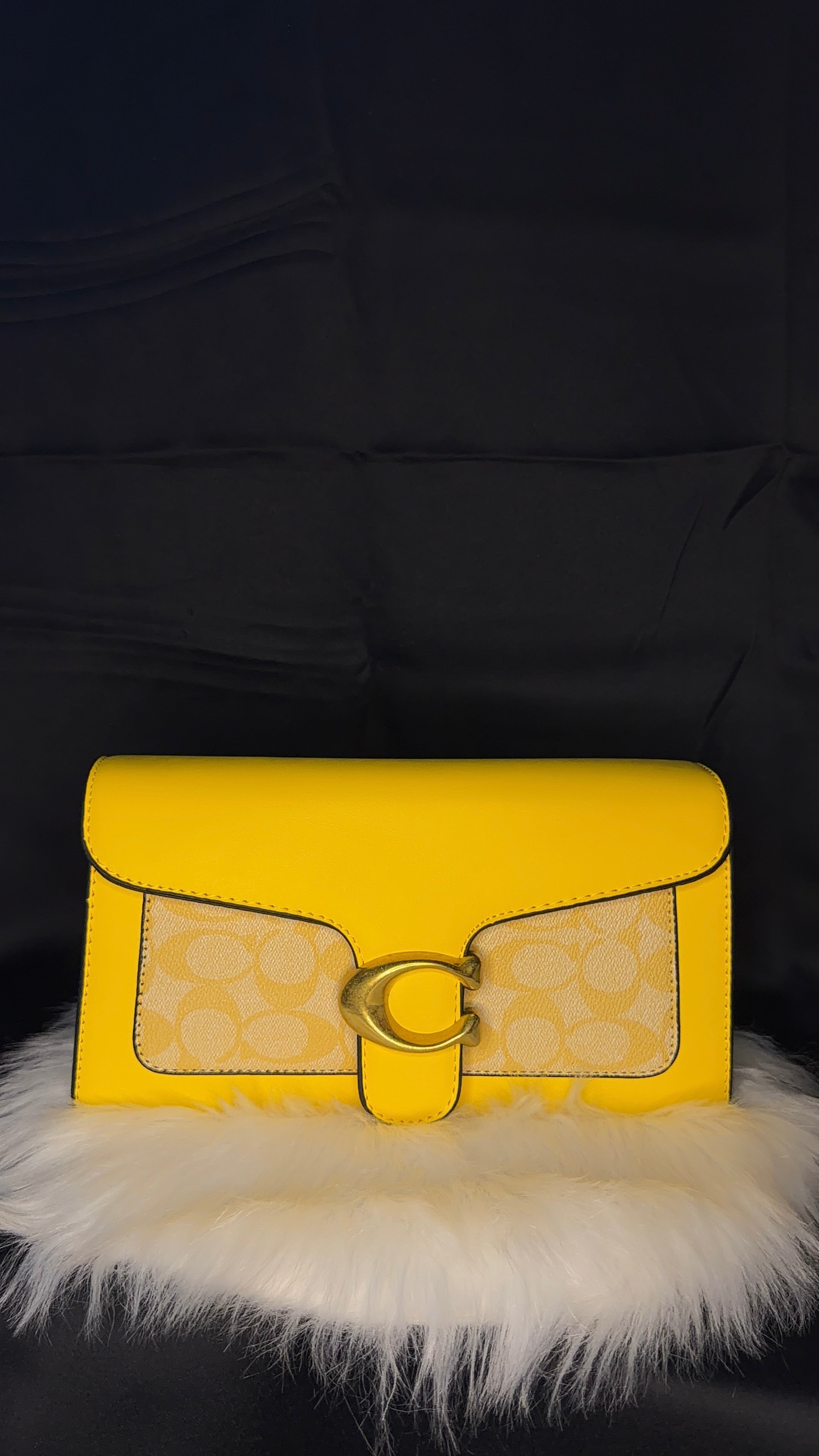Coach Tabby Shoulder Bag - Yellow